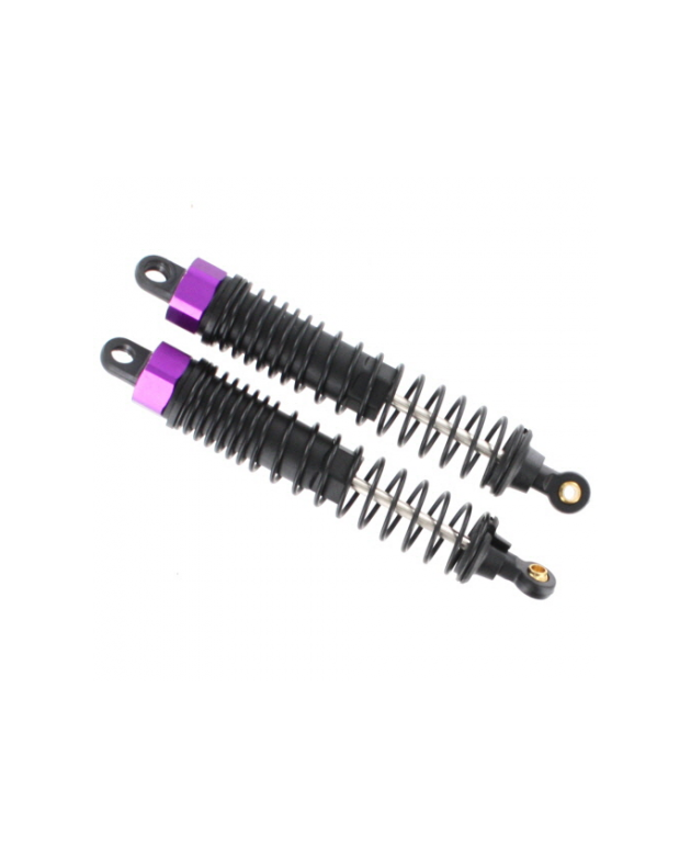 Plastic body shocks w/ black springs (2pcs)