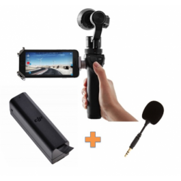 DJI OSMO + Batería Extra + Flexi Mic