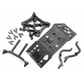 Skid Plate/Body Mount / Shock Tower Set