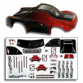 Body Red&Black Short Course Truck (1/8)