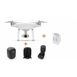 Drone DJI Phantom 4 PRO + 2 Bat. Extras + Car Charger + Hub de carga