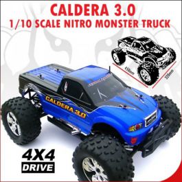 Monster Truck 4X4 Caldera 3.0 Escala 1/10 Nitro Azul
