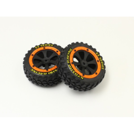 EZ002OR Tire&WheelSet w/Orange Flange